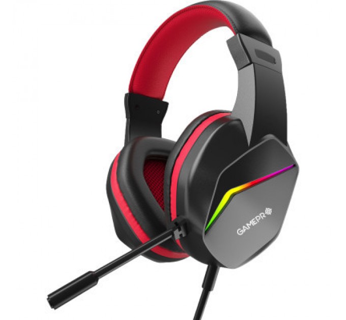 GamePro Навушники GamePro HS311 RGB Black/Red (HS311)