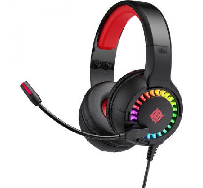 GamePro Навушники GamePro HS382 RGB Black/Red (HS382)