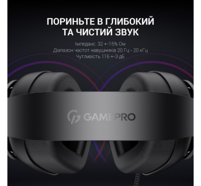 GamePro Навушники GamePro HS590B Black (HS590B)