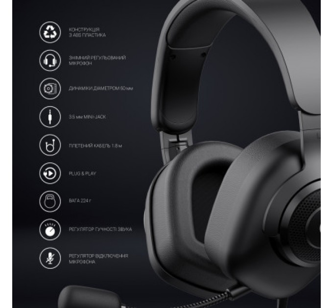 GamePro Навушники GamePro HS590B Black (HS590B)