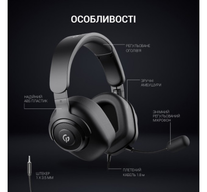 GamePro Навушники GamePro HS590B Black (HS590B)