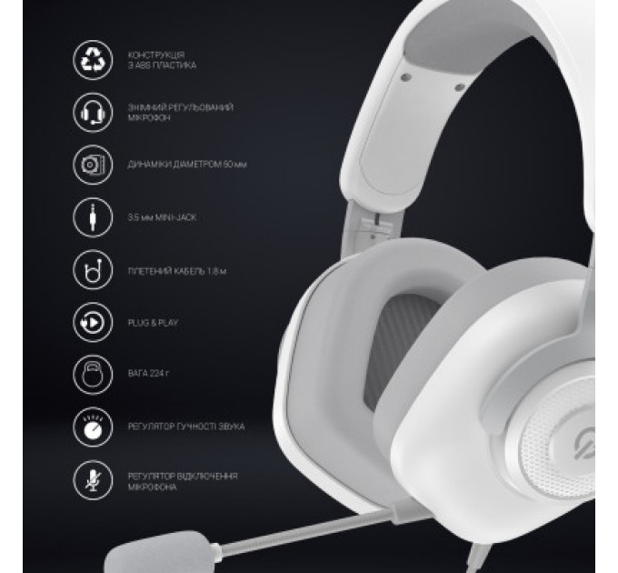 GamePro Навушники GamePro HS590W White (HS590W)