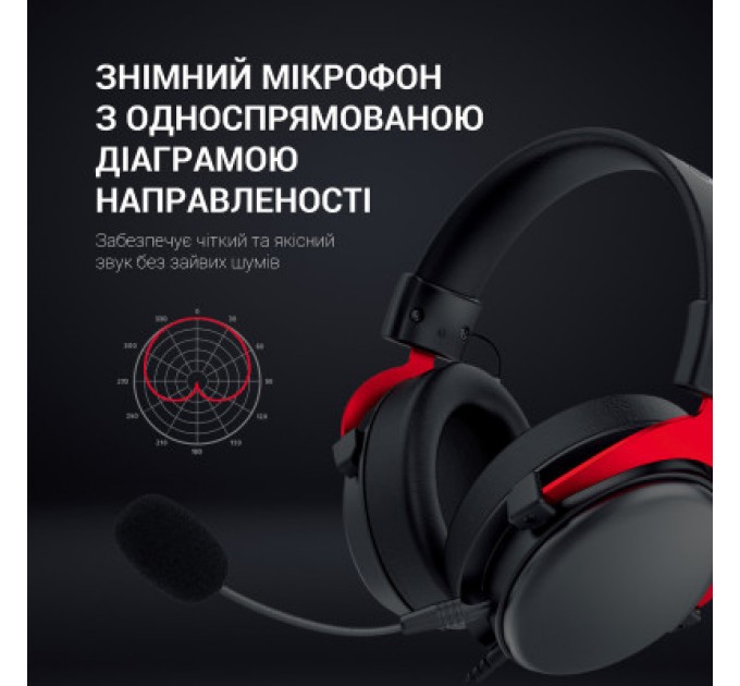 GamePro Навушники GamePro HS1240 Black/Red (HS1240)