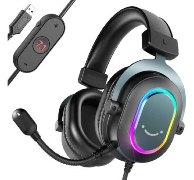 Fifine Навушники Fifine H6 RGB 7.1 Black (H6)