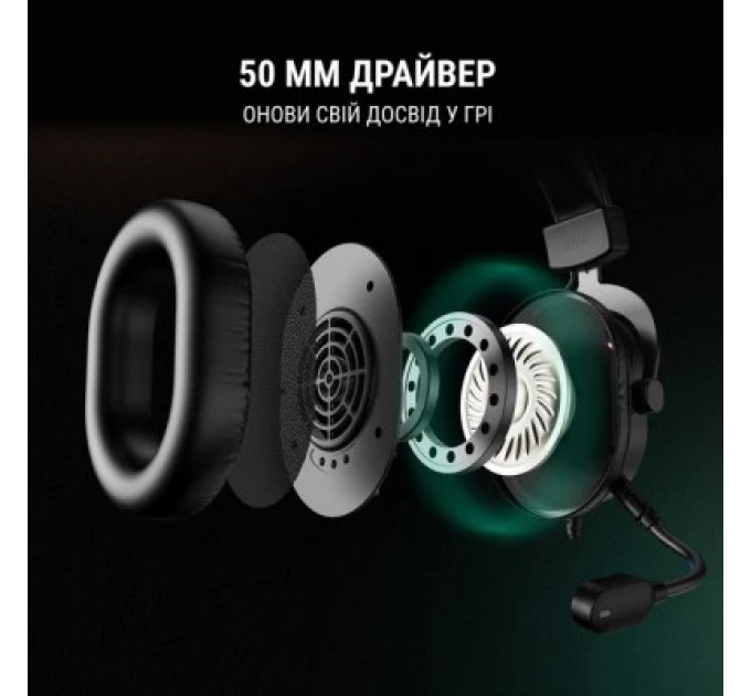 Fifine Навушники Fifine H6 RGB 7.1 Black (H6)