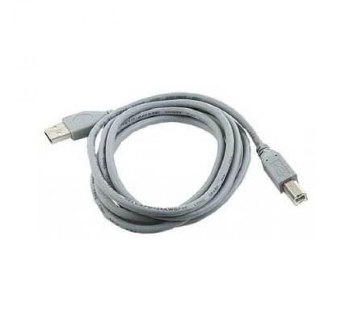 Cablexpert Кабель для принтера USB 2.0 AM/BM 1.8m Cablexpert (CCP-USB2-AMBM-6G Grey)