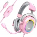 Fifine Навушники Fifine H6 RGB 7.1 Pink (H6P)