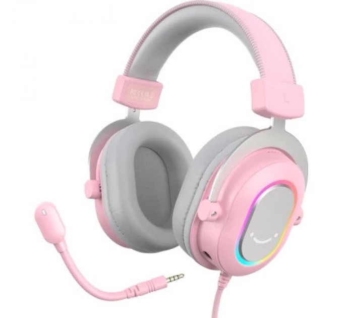 Fifine Навушники Fifine H6 RGB 7.1 Pink (H6P)