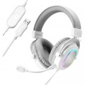 Fifine Навушники Fifine H6 RGB 7.1 White (H6W)