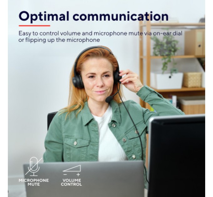 Trust Навушники Trust Ayda PC 3.5mm Black (25087)