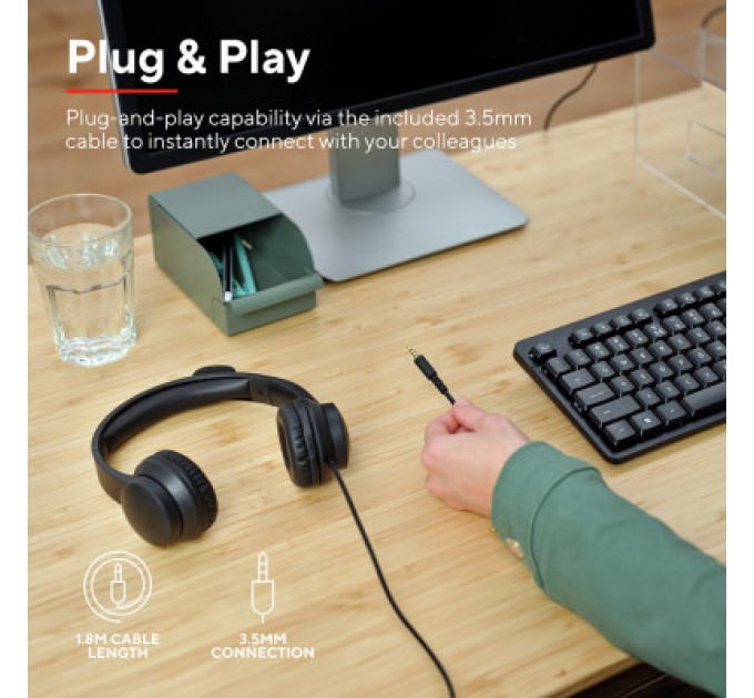 Trust Навушники Trust Ayda PC 3.5mm Black (25087)