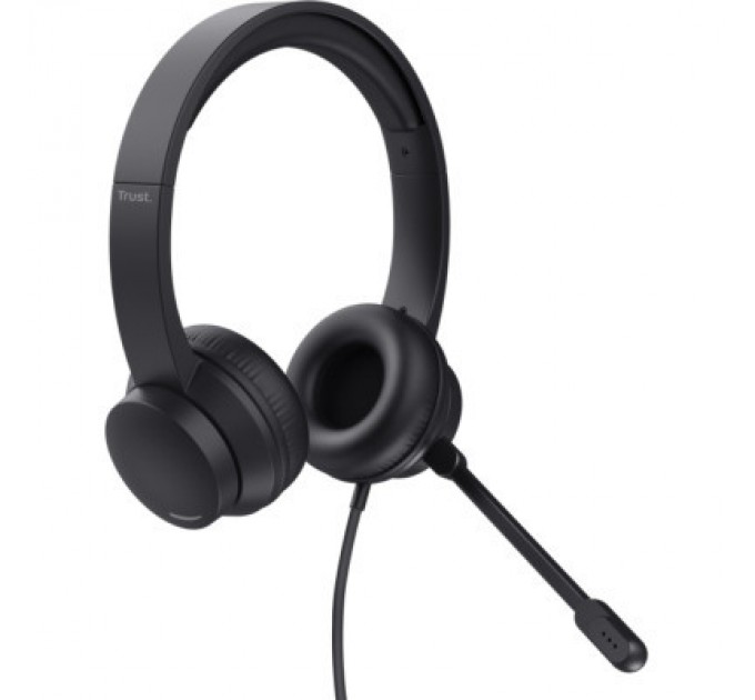 Trust Навушники Trust Ayda PC USB-A Black (25088)