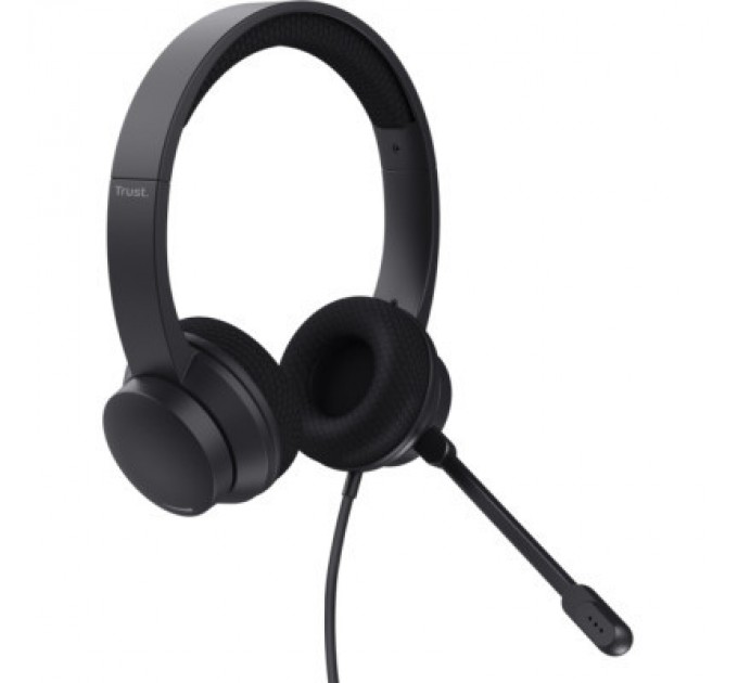 Trust Навушники Trust Ayda USB-ENC Black (25089)