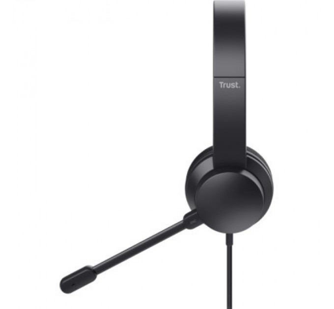 Trust Навушники Trust Ayda USB-ENC Black (25089)