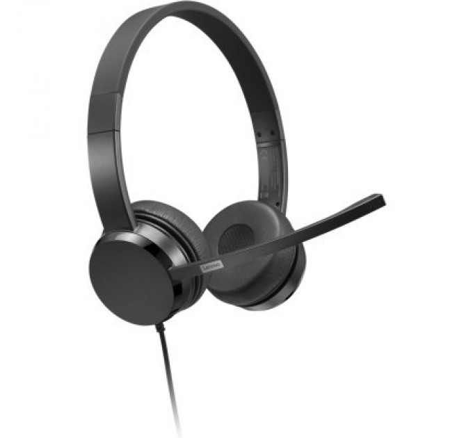 Lenovo Навушники Lenovo USB-A Wired Stereo On-Ear Black (4XD1K18260)