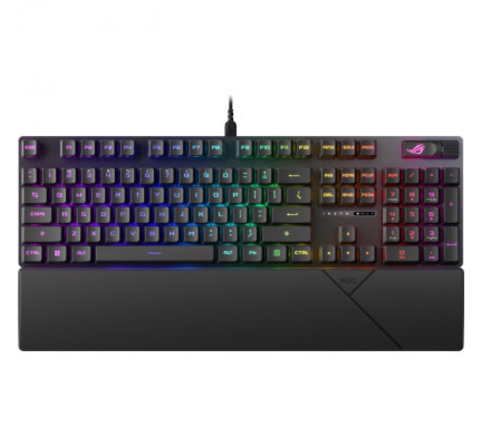 ASUS Клавіатура ASUS ROG Strix Scope II RX Red ABS UA USB Black (90MP0350-BKMA00)