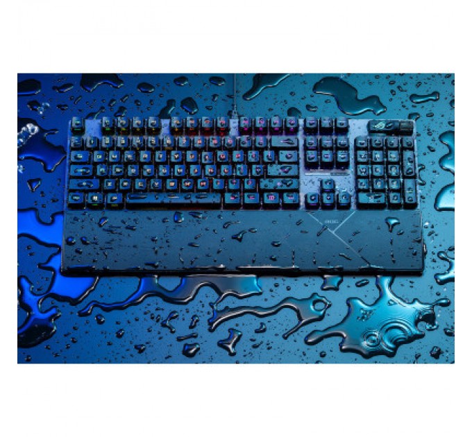 ASUS Клавіатура ASUS ROG Strix Scope II RX Red ABS UA USB Black (90MP0350-BKMA00)