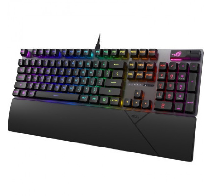 ASUS Клавіатура ASUS ROG Strix Scope II RX Red ABS UA USB Black (90MP0350-BKMA00)