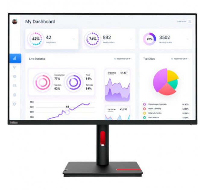 Lenovo Монітор Lenovo T32p-30 (63D2GAT1UA)