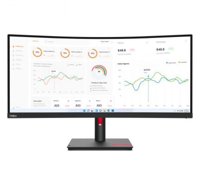 Lenovo Монітор Lenovo T34w-30 with MC60 (63D4ZAT1UA)