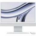 Apple Комп'ютер Apple A2874 24" iMac Retina 4.5K / Apple M3 with 8-core GPU, 256SSD, Silver (MQR93UA/A)