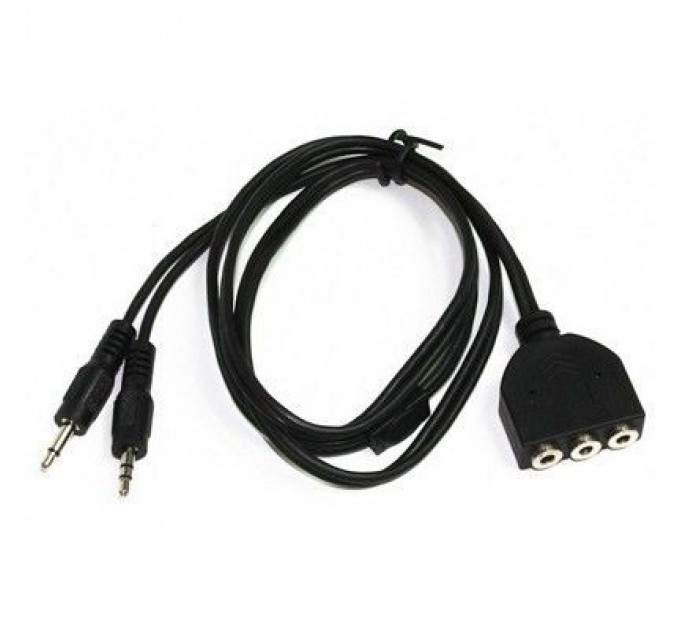 Cablexpert Кабель мультимедійний подовжувач Jack 3.5mm папа/ 3х3.5mm мама Cablexpert (CC-MIC-1)