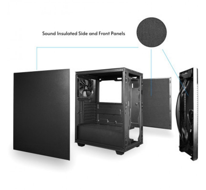 Chieftec Корпус Chieftec ELOX (AS-01B-OP)