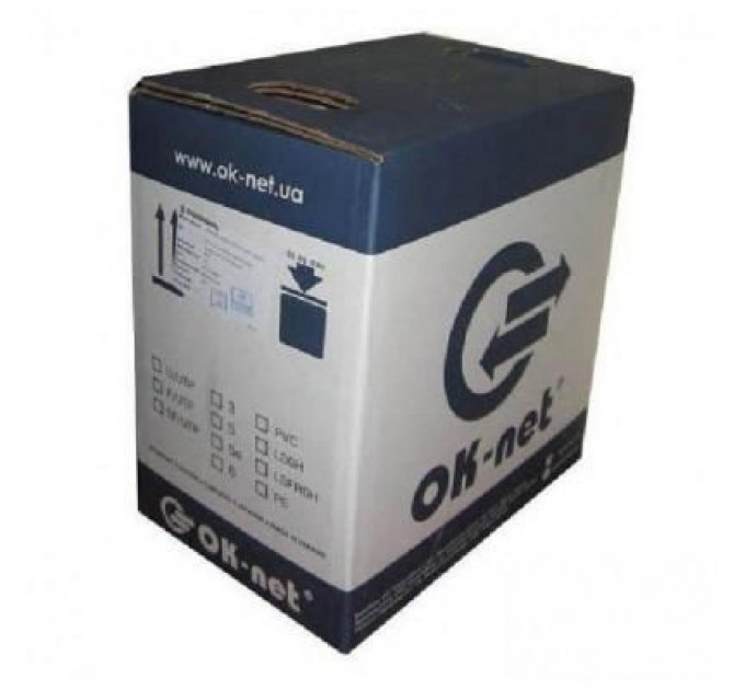 OK-Net Кабель мережевий OK-Net UTP 305м Cat.6 4х2х0,54 Outdoor (КПП-ВП (250) 4х2х0,54)