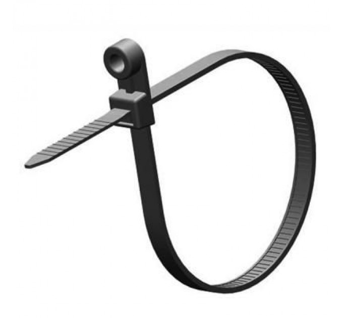 Ritar Стяжка Ritar 150мм/4.0мм под дюбель, черная, 100 шт (CTКR-B4150)