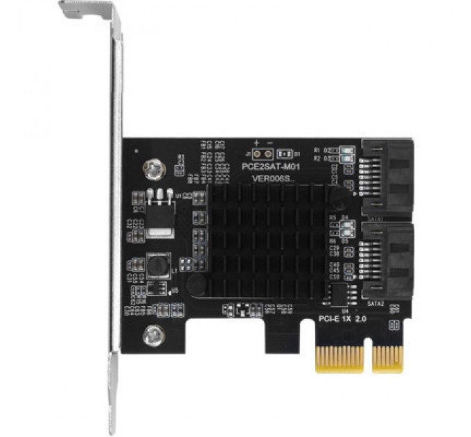 Dynamode Контролер Dynamode PCI-E to 2 х SATA III (6 Gb/s), 2 ch (PCI-E-2xSATAIII-Marvell)