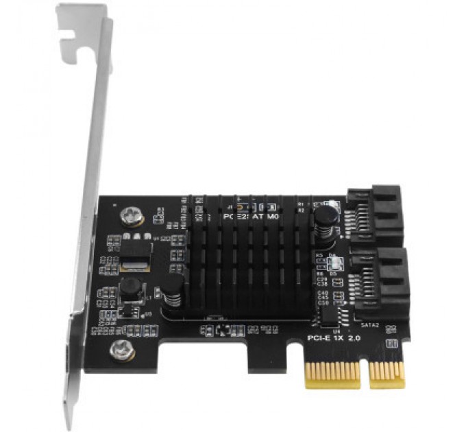 Dynamode Контролер Dynamode PCI-E to 2 х SATA III (6 Gb/s), 2 ch (PCI-E-2xSATAIII-Marvell)