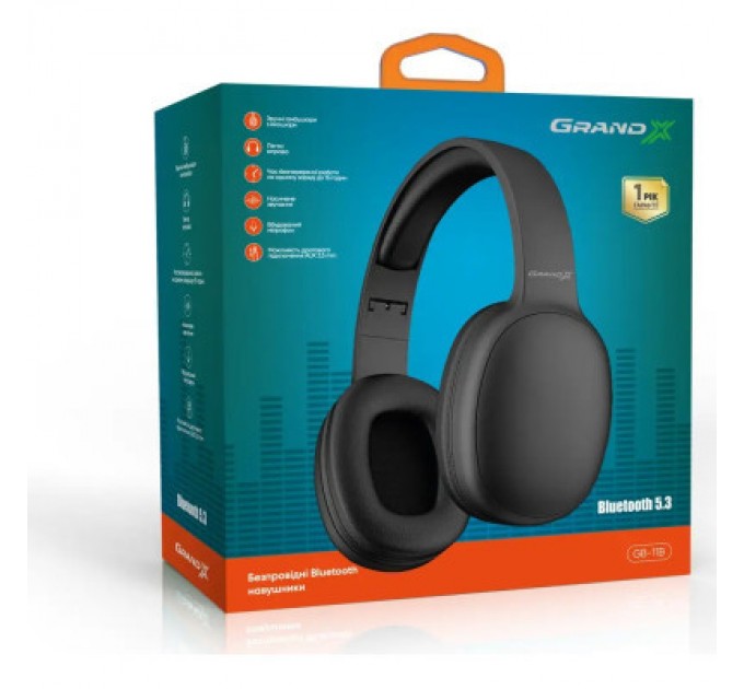 Grand-X Навушники Grand-X GB-11B Black (GB-11B)