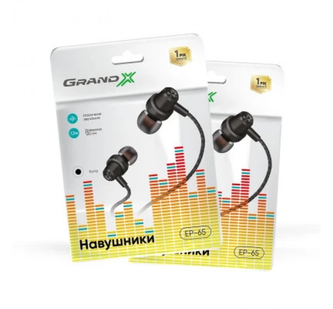Grand-X Навушники Grand-X EP-65W White (EP-65W)