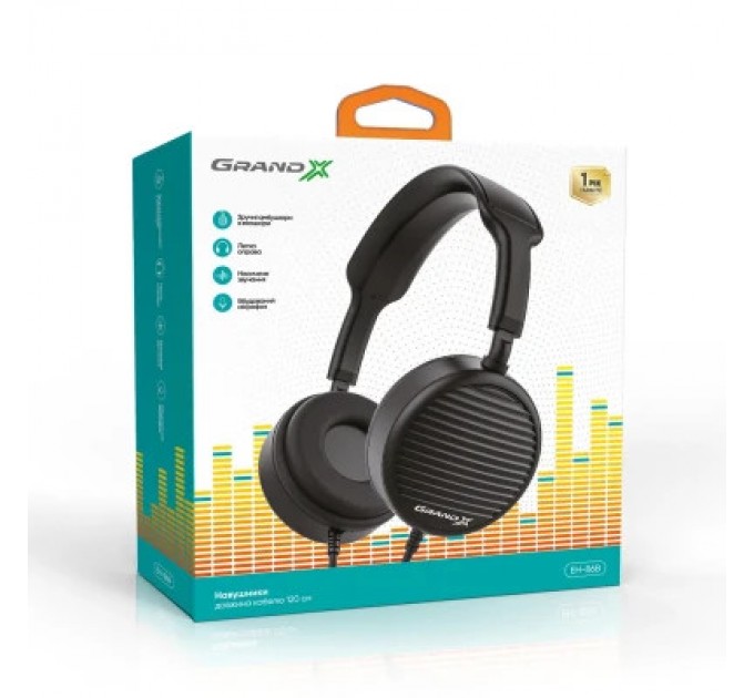 Grand-X Навушники Grand-X EH-86B Black (EH-86B)