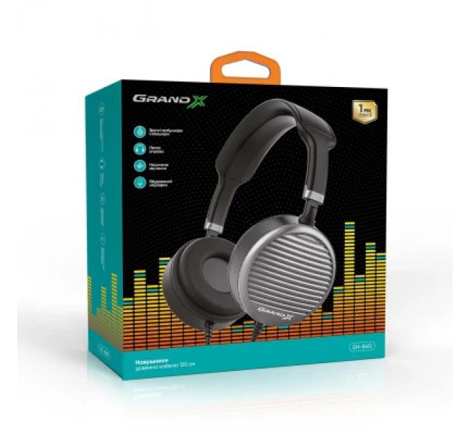 Grand-X Навушники Grand-X EH-86G Grey (EH-86G)
