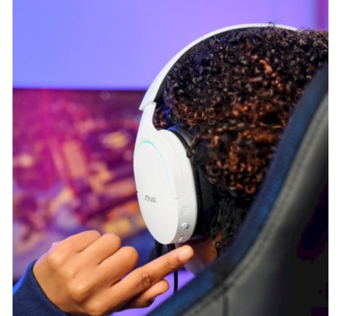 Trust Навушники Trust GXT 490 Fayzo 7.1 USB-A White (25302)