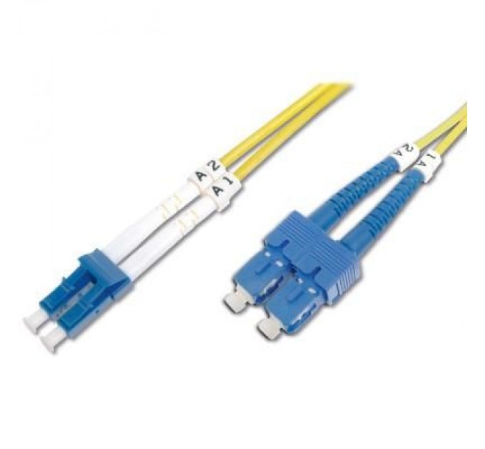 Digitus Оптичний патчкорд Digitus LC/UPC-SC/UPC,9/125,OS2,duplex,3m (DK-2932-03)