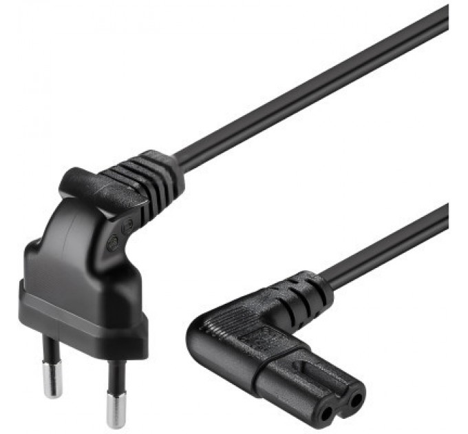 Voltronic Кабель живлення C7 1.2m 0.5mm PC-184/2 CEE7/16-C7 2 pin Voltronic (PC-184/2 CEE7/16-C7 CU12)