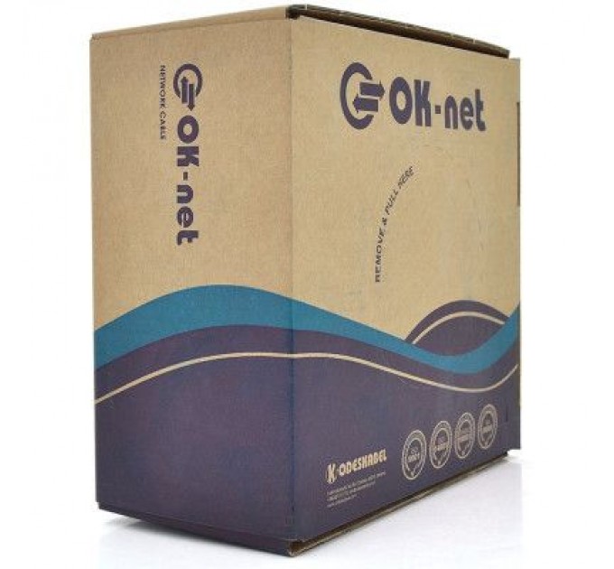 OK-Net Кабель мережевий OK-Net UTP cat.5E зовнішній 100м (КПП-ВП (100) 4*2*0,51 / 100)