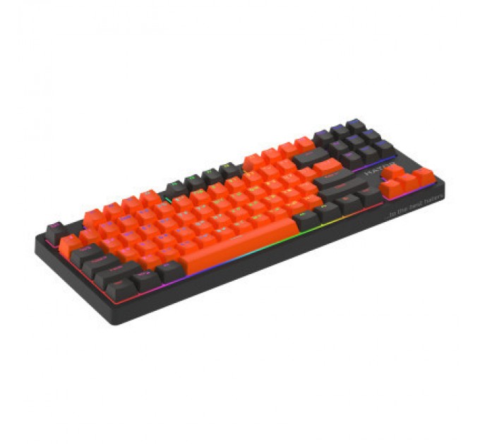 Hator Клавіатура Hator Rockfall 2 Mecha Signature Edition USB Black/Orange/Black (HTK-520-BOB)