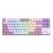 Hator Клавіатура Hator Rockfall 2 Mecha Signature Edition USB White/White/Lilac (HTK-521-WWL)