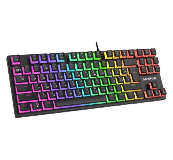 GamePro Клавіатура GamePro MK80R Red Switch RGB USB Black (MK80R)