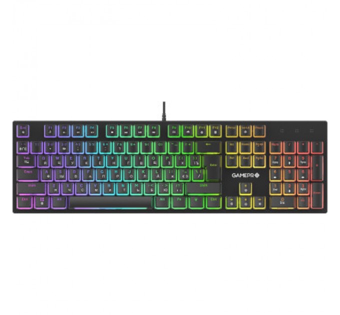 GamePro Клавіатура GamePro MK85R Red Switch RGB USB Black (MK85R)