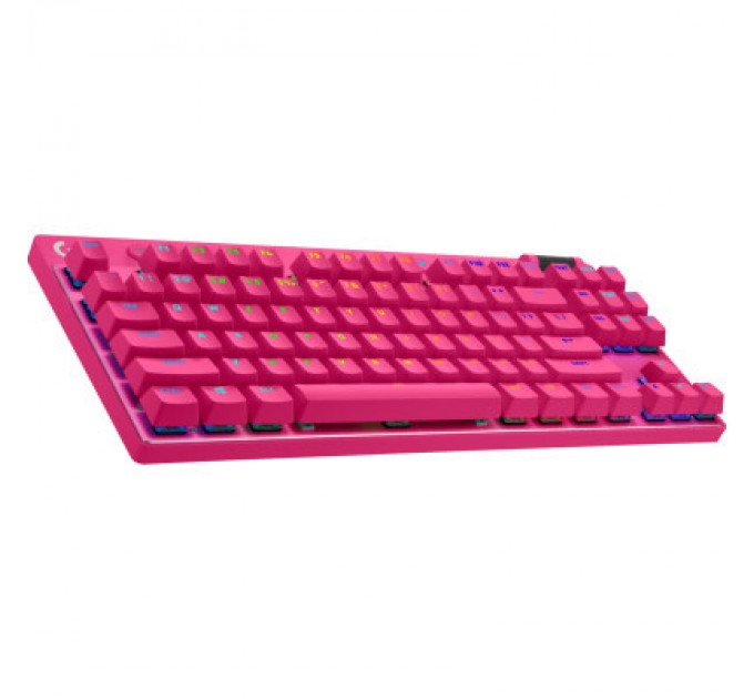 Logitech Клавіатура Logitech G PRO X TKL Lightspeed Tactile USB UA Magenta (920-012159)