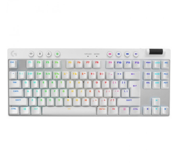 Logitech Клавіатура Logitech G PRO X TKL Lightspeed Tactile USB UA White (920-012148)