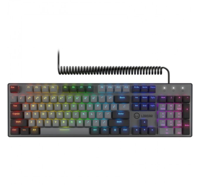 Lorgar Клавіатура Lorgar Azar 514 RGB USB UA Black (LRG-GK514B-UA)