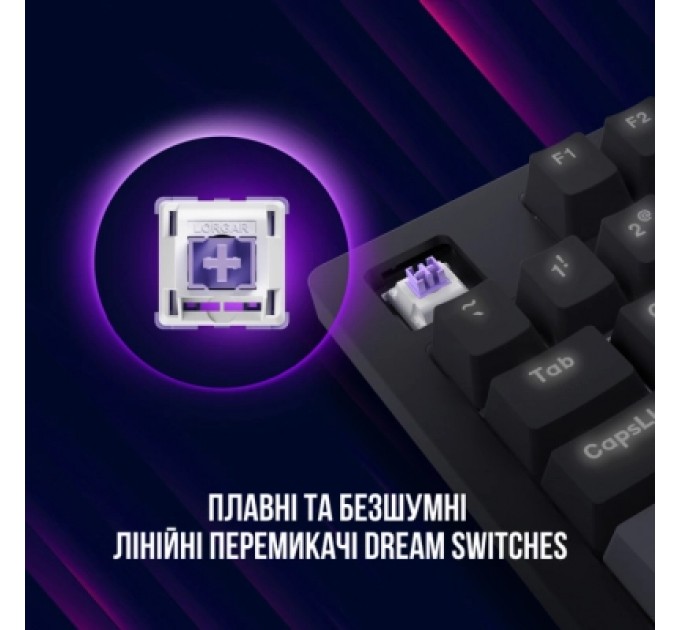 Lorgar Клавіатура Lorgar Azar 514 RGB USB UA White (LRG-GK514W-UA)