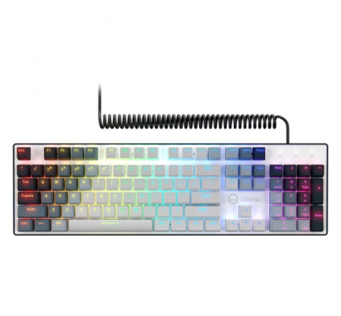 Lorgar Клавіатура Lorgar Azar 514 RGB USB UA White (LRG-GK514W-UA)