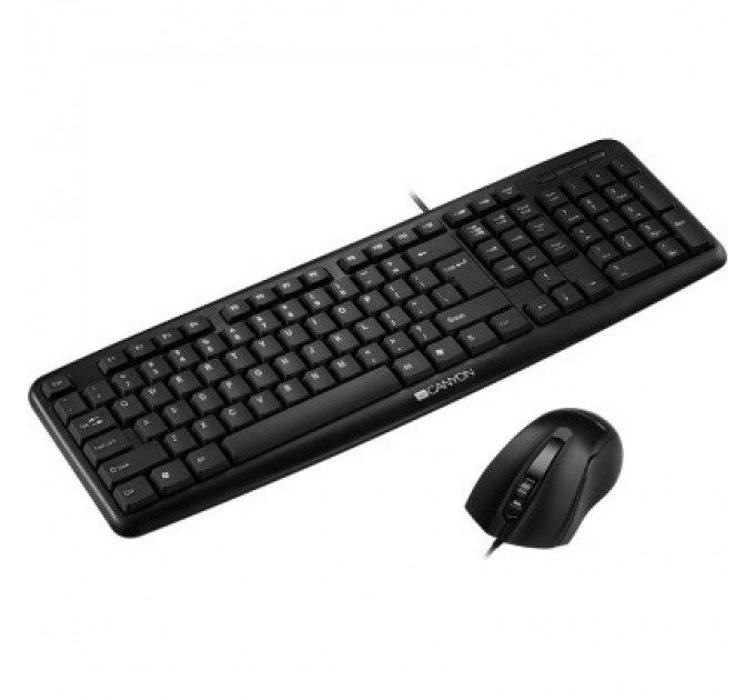 Canyon Комплект Canyon SET-1 Water resistant USB UA Black (CNE-CSET1)