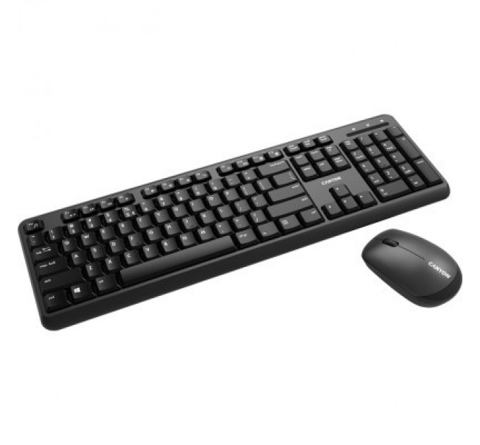 Canyon Комплект Canyon SET-W20 Velvet Wireless Silent UA Black (CNS-HSETW02)